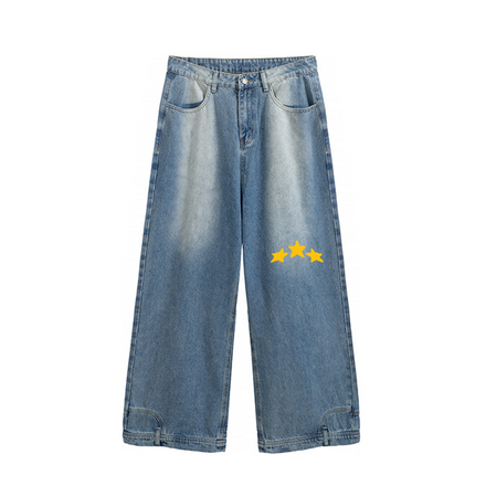 WIDE LEG STAR JEANS