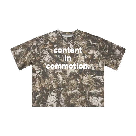 CAMO COMMOTION T-SHIRT