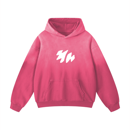 PINK SUNFADE HOODIE